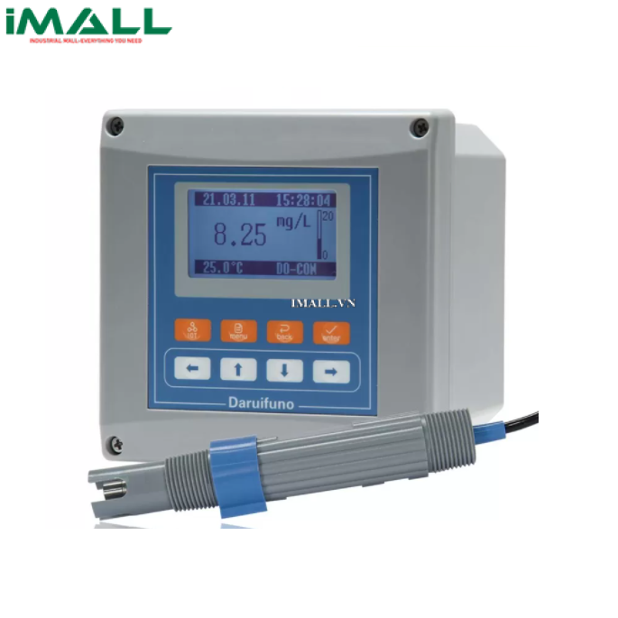 Bộ điều khiển đo nồng độ ôxy hòa tan Daruifuno DUC2-DO-HD (0~50mgL, 0~400%, IP66)