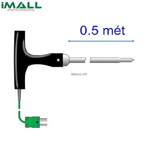 Đầu dò nhiệt độ cầm tay loại K dài 0.5 mét (-75 ~ 250 °C, Ø8 x 500 mm) ETI 133-130