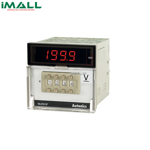 Đồng hồ đo điện áp DC Autonics M4M1P-DV-4 4 số (W72×H72mm)0