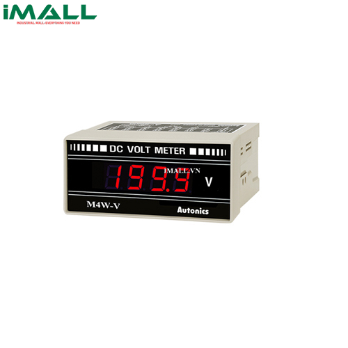 Đồng hồ đo điện áp DC Autonics M4W-DV-4 4 số (W96×H48mm)
