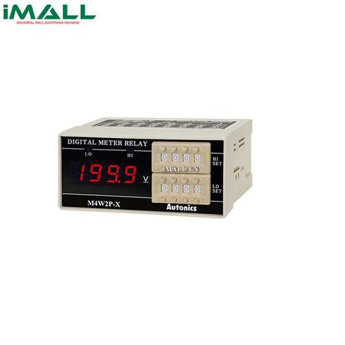 Đồng hồ đo điện áp DC Autonics M4W2P-DV-XX 4 số (W96×H48mm)