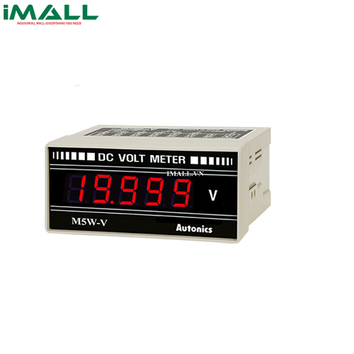 Đồng hồ đo điện áp DC Autonics M5W-DV-3 5 số (W96×H48mm)