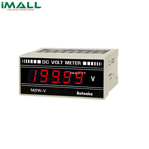 Đồng hồ đo điện áp DC Autonics M5W-DV-4 5 số (W96×H48mm)