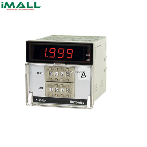 Đồng hồ đo dòng DC Autonics M4M2P-DA-5 4 số (W72×H72mm)0