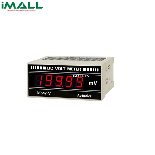 Đồng hồ đo điện áp DC Autonics M5W-DV-1 5 số (W96×H48mm)