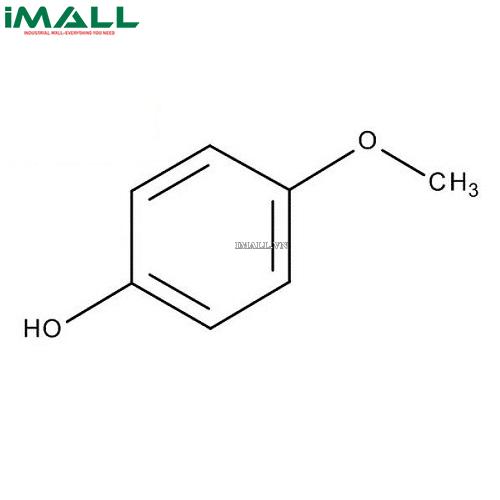 Hóa chất 4-Methoxyphenol để tổng hợp (C₇H₈O₂; Chai thủy tinh 25 g) Merck 82123300250