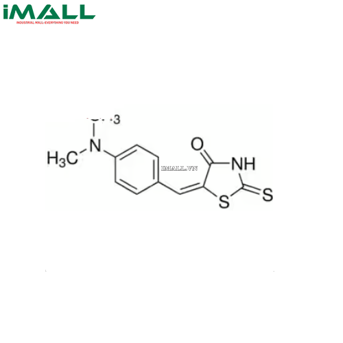 Hóa chất 5-(4-Dimethylaminobenzylidene)-rhodanine GR để phân tích (C₁₂H₁₂N₂OS₂, Chai thủy tinh 5 g) Merck 10305900050