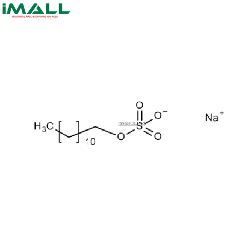 Hóa chất Dodecyl sulfate sodium salt cho xét nghiệm hóa sinh và chất hoạt động bề mặt (C₁₂H₂₅NaO₄S, Chai thủy tinh 50g) Merck 11253300500