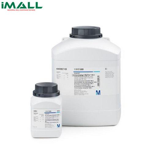 Hóa chất Ion exchanger Amberlite IR-120 (strongly acidic cation exchanger), H⁺ form (Chai nhựa 500ml) Merck 11513105000