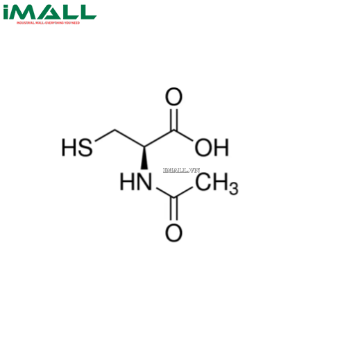 Hóa chất N-Acetyl-L-cysteine cho hóa sinh (C₅H₉NO₃S, Chai nhựa 25 g) Merck 11242200250