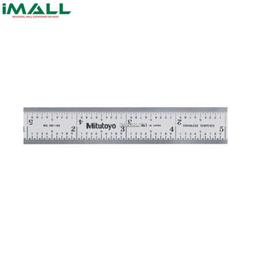 Thước lá thép (18”/450mm, (1mm, 0.5mm), rộng 19mm) Mitutoyo 182-2450