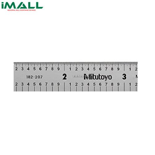 Thước lá thép (6”/150mm, (1mm, 0.5mm), rộng 12mm) Mitutoyo 182-207