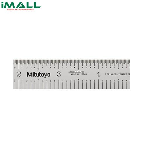 Thước lá thép (6”/150mm, (1mm, 0.5mm), rộng 19mm) Mitutoyo 182-108