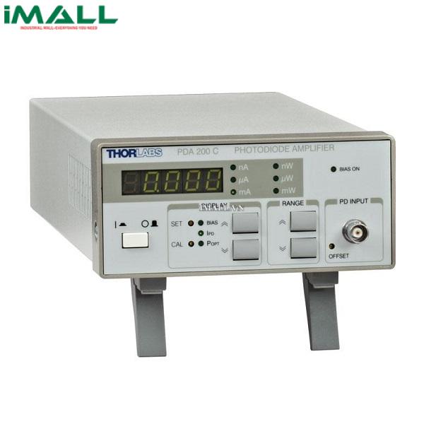 Bộ khuếch đại điốt quang để bàn THORLABS PDA200C (100 nA-10 mA)