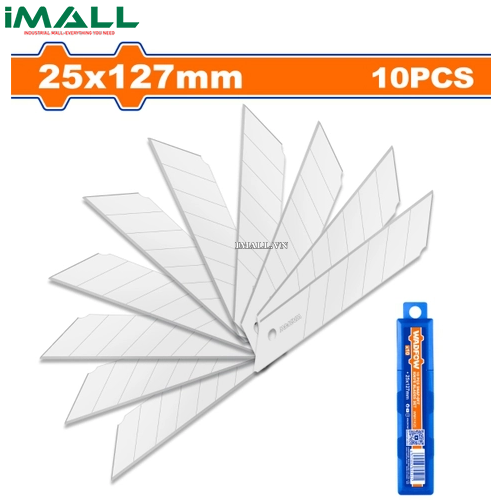 Bộ 10 lưỡi dao rời 25x127mm Wadfow WMK1K250