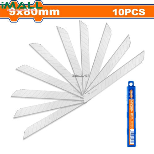 Bộ 10 lưỡi dao rời 9x80mm Wadfow WMK1K090