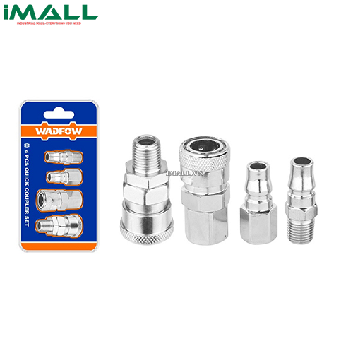 Bộ 4 đầu nối hơi 1/4" Wadfow WQP46730