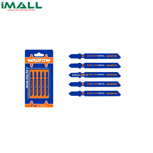 Bộ 5 lưỡi cưa lọng (cưa kim loại) 50mm,12TPI Wadfow WJB118B0