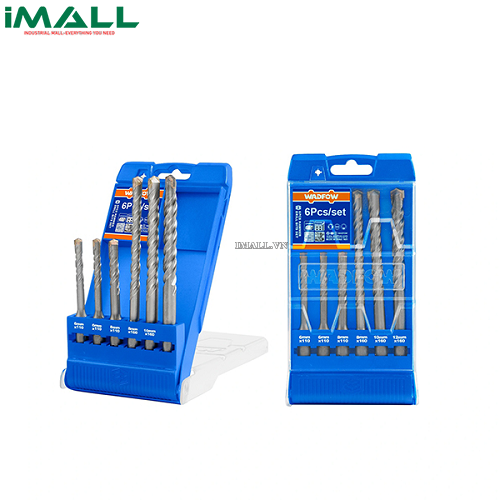 Bộ 6 Mũi khoan bê tông đuôi gài Wadfow WHD6B060