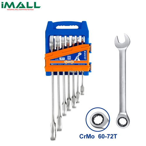 Bộ 7 cờ lê vòng miệng tự động 8-19mm Wadfow WSP42070