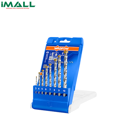 Bộ 8 Mũi khoan bê tông đuôi gài Wadfow WMJ6B080
