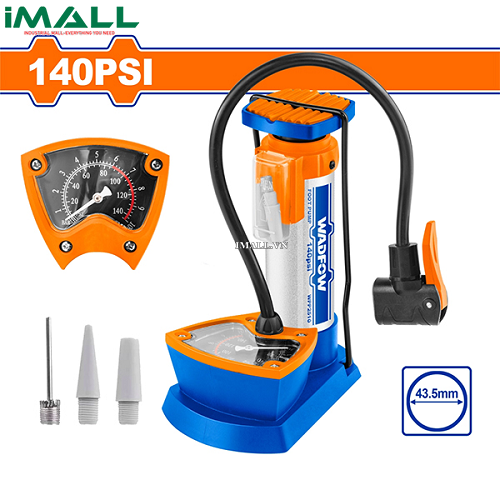 Bơm đạp chân(có đồng hồ) φ43.5*183mm Wadfow WPP25100