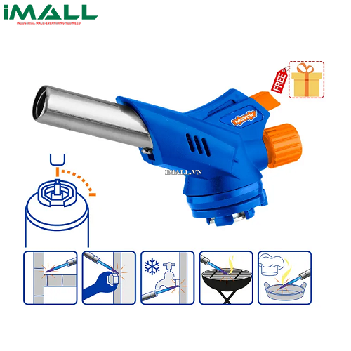 Đầu khò gas 145x71x38mm Wadfow WFG16040