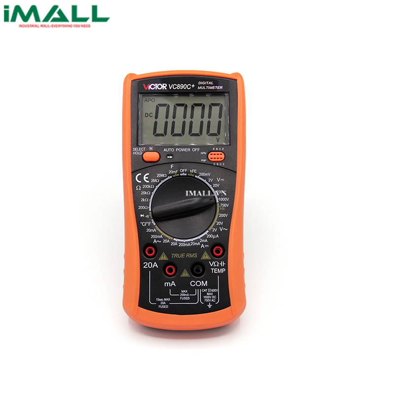 Đồng hồ vạn năng hiện số Victor VC890C+ (Có đo nhiệt độ)0