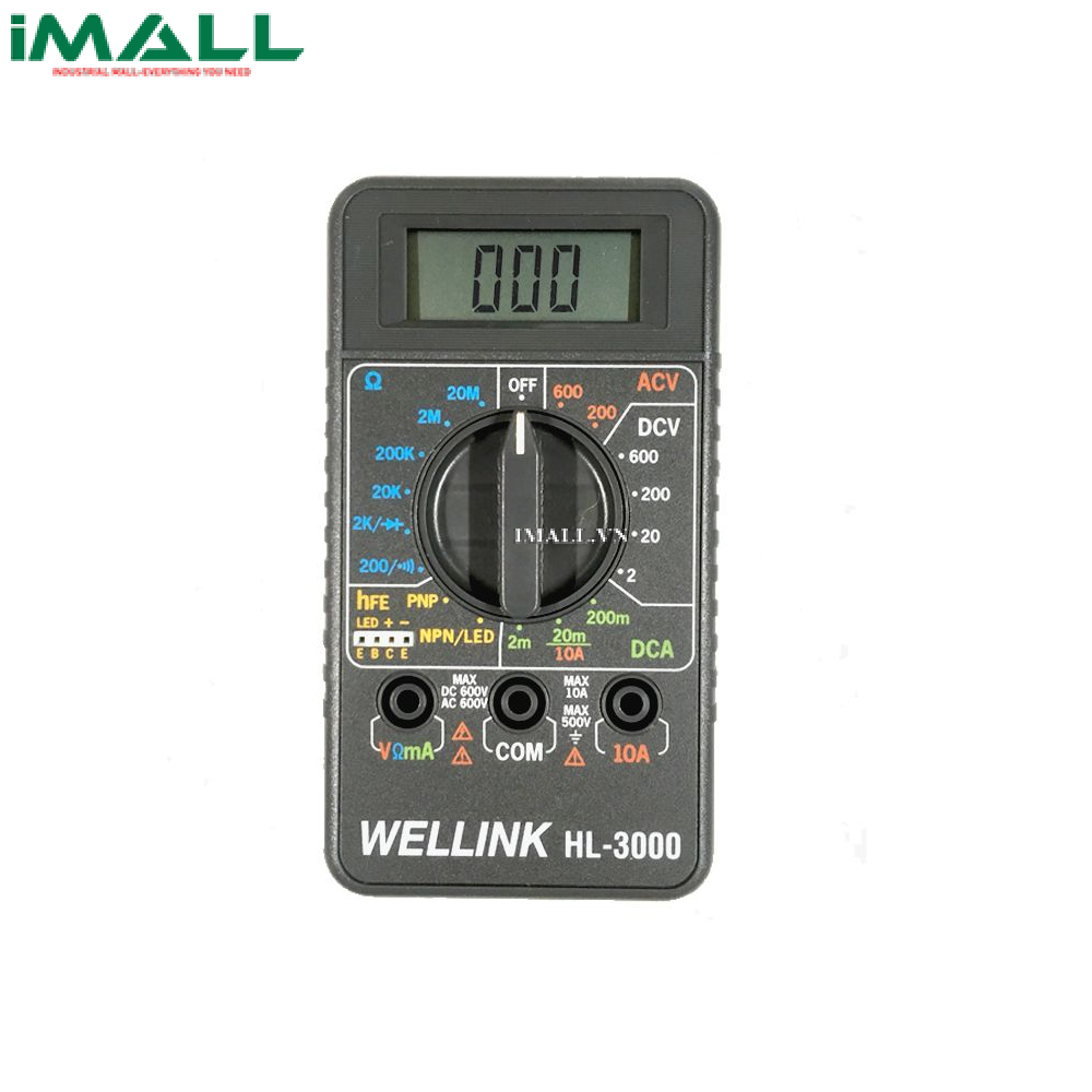 Đồng hồ vạn năng hiện số WELLINK HL-30000