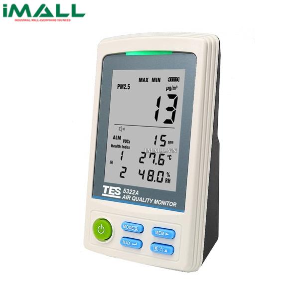 Máy đo độ bụi, nhiệt độ, độ ẩm không khí trong nhà TES TES-5321A (0 ~ 500)0