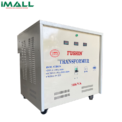 Biến áp cách ly 3P 380V/220V 70KVA - Dây Đồng Fushin S.IICC3P-70K0