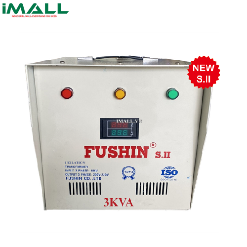 Cách ly 3P 380V/220V 3KVA - Dây Nhôm Fushin S.IICL3P-3K0