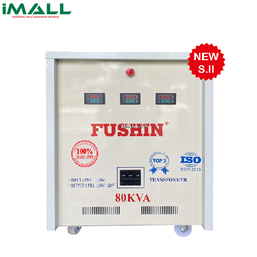 Tự ngẫu 3P 380V/220V 80KVA - Dây Đồng Fushin S.IICU3P-80K0