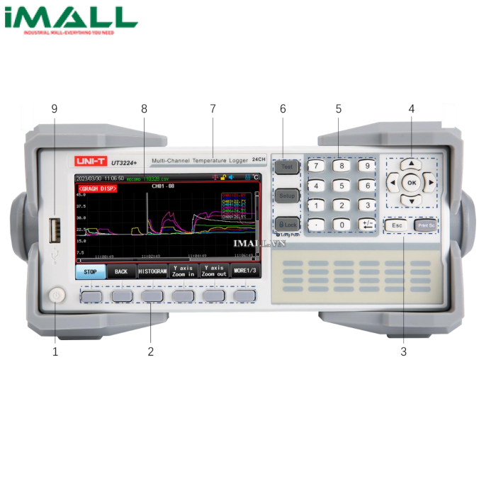 UNI-T UT3216+ Series Multi-channel Temperature Tester User Manual(-200~1800°C; 8CH)1